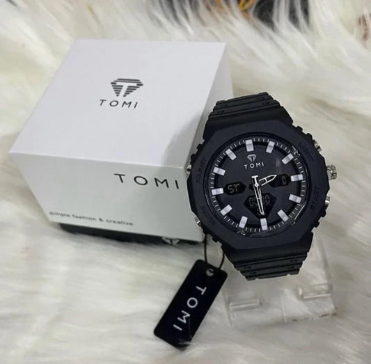 TOMI Dual Time Flagship Model - Water Resistant Durable & Comfortable Straps