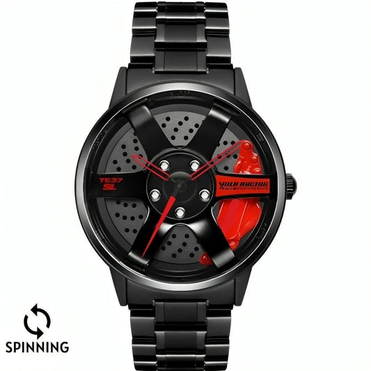 Mens Luxury Sports Car Wheel Hub Watches